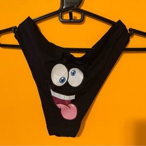 Black Cartoon Face panty